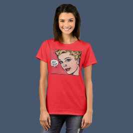  Romance Comic Book Lijst. roze T-shirt