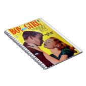 Romance Comic Book - Retro Comics -  strips Notitieboek (Rechterzijde)