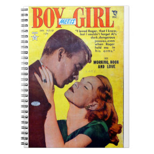 Romance Comic Book - Retro Comics -  strips Notitieboek