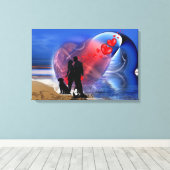 Romance Decor Canvas Afdruk (Insitu (Houten vloer))