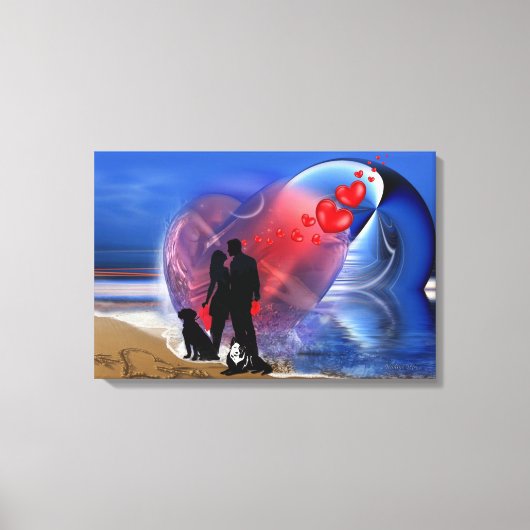 Romance Decor Canvas Afdruk (Voorkant)