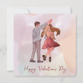  Romance die de Kaart van de Dag van de Valentijn  (Voorkant)