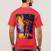Romance en artistiek : Abstract Art T-shirt (Achterkant)