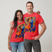 Romance en artistiek : Abstract Art T-shirt (Unisex)