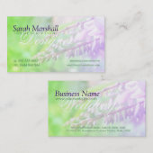 Romance Floral Visitekaartjes voorjaarstuin (Voorkant / Achterkant)