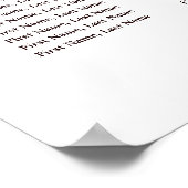 Romance Floral Wedding Seating Chart Poster (Hoek)