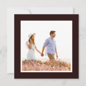 Romance Floral Wreath Weddenschap Kaart (Voorkant)