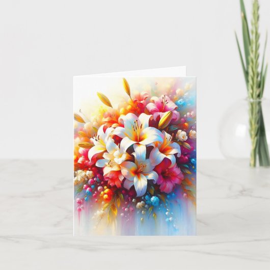 Romance Florale, Doux Soupirs, kaart (Voorkant)