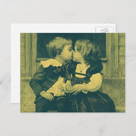  Romance foto, Kinderkus Briefkaart (Voorkant / Achterkant)