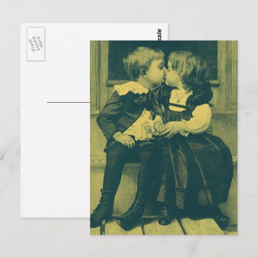  Romance foto, Kinderkus Briefkaart (Voorkant / Achterkant)