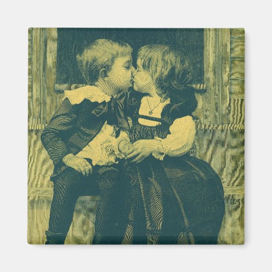  Romance foto, Kinderkus Magneet (Voorkant)