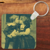  Romance foto, Kinderkus Sleutelhanger (Achterkant)