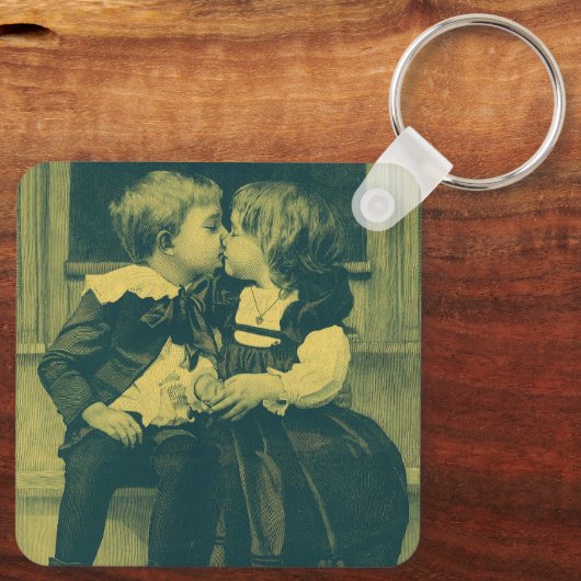  Romance foto, Kinderkus Sleutelhanger (Achterkant)