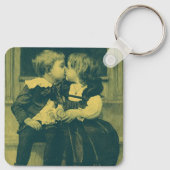 Romance foto, Kinderkus Sleutelhanger (Achterkant)