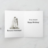 "Romance Gebloeid" Kaart (Binnen)