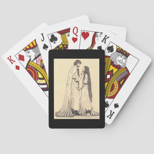 Romance gefluisterd! pokerkaarten (Achterkant)
