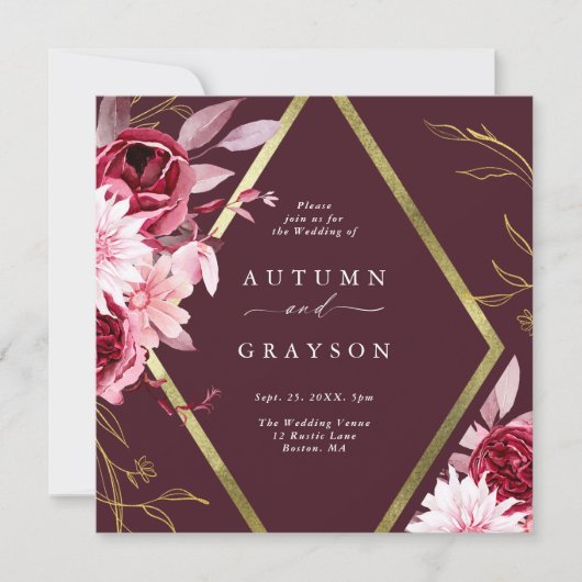 Romance gouden Lijst Kaart (Voorkant)