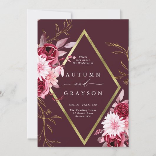 Romance gouden Lijst Kaart (Voorkant)