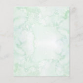 Romance Greenery Budget Wedding Invitations (Achterkant)