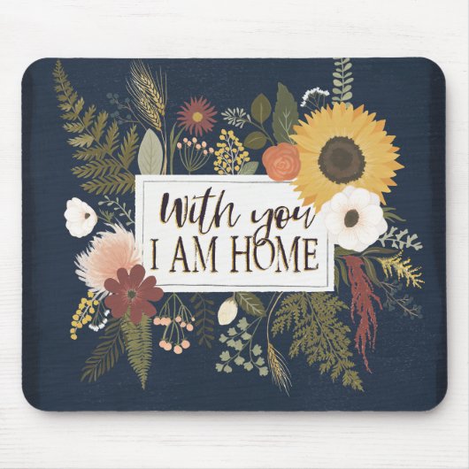 Romance III najaar | Met jou ben ik thuis Muismat (Voorkant)