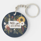 Romance III najaar | Met jou ben ik thuis Sleutelhanger (Achterkant)