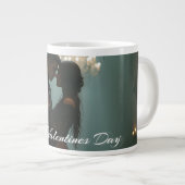 Romance in de Roos Hall voor Valentijnsdag Grote Koffiekop (Voorkant rechts)