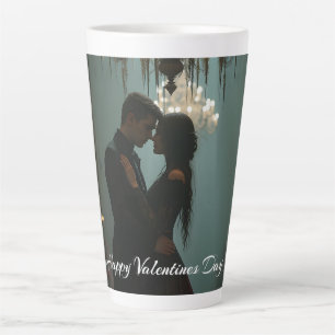 Romance in de Roos Hall voor Valentijnsdag Latte Mok