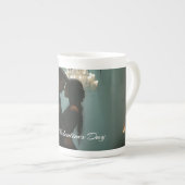 Romance in de Roos Hall voor Valentijnsdag Porselein Kop (Voorkant rechts)