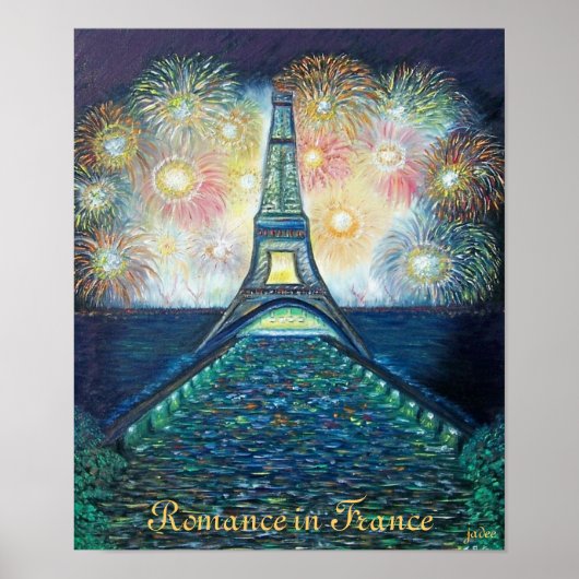 Romance in France Poster Print (Voorkant)