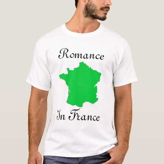 Romance in Frankrijk T-shirt (Voorkant)