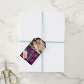 Romance in het Bloom Wedding sparen de Datum Cadeaulabel (Met Touw)