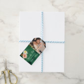 Romance in het Bloom Wedding sparen de Datum Cadeaulabel (Met Touw)