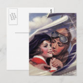Romance in het luchtruim briefkaart (Voorkant / Achterkant)