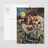 Romance in het motorlicht briefkaart (Voorkant / Achterkant)