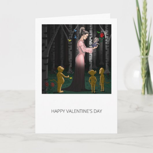 Romance in het sprookjesbos kaart (Voorkant)