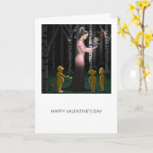 Romance in het sprookjesbos kaart (Gele Bloem)