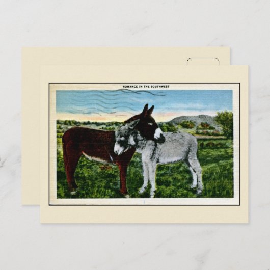 Romance in het zuidwesten, liefde briefkaart (Voorkant / Achterkant)