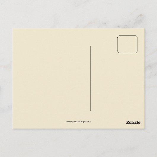 Romance in het zuidwesten, liefde briefkaart (Achterkant)