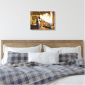 Romance in Italië Afdruk van schilderdoek Canvas Afdruk (Insitu (Slaapkamer))