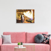 Romance in Italië Afdruk van schilderdoek Canvas Afdruk (Insitu (Woonkamer))