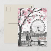 Romance in Londen Briefkaart (Voorkant / Achterkant)