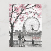 Romance in Londen Briefkaart (Voorkant)