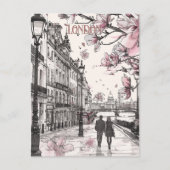 Romance in Londen Briefkaart (Voorkant)