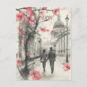 Romance in Londen Briefkaart (Voorkant)