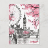 Romance in Londen Briefkaart (Voorkant)