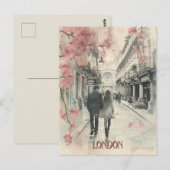 Romance in Londen Briefkaart (Voorkant / Achterkant)