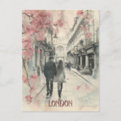 Romance in Londen Briefkaart (Voorkant)