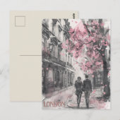 Romance in Londen Briefkaart (Voorkant / Achterkant)