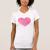 Romance in Pink T-shirt (Voorkant)