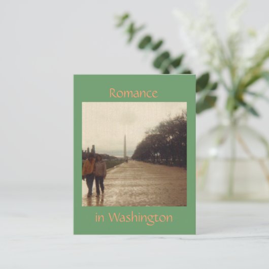 Romance in Washington Briefkaart (Staand voorkant)